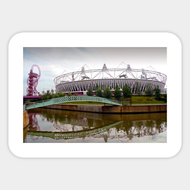 2012 London Olympic Stadium England Sticker by Andy Evans Photos